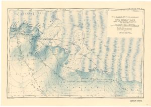 Australasian Antarctic Expedition : King George V Land showing tracks of the Eastern Sledging Parties from the Main Base