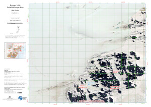 Bunger Hills Satellite Image Map - Map Series - Map Sheet: A1