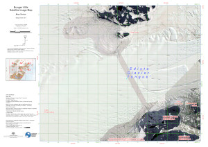 Bunger Hills Satellite Image Map - Map Series - Map Sheet: B1