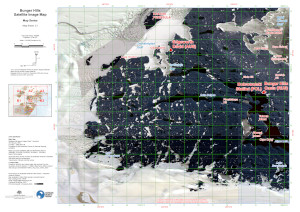 Bunger Hills Satellite Image Map - Map Series - Map Sheet: C1