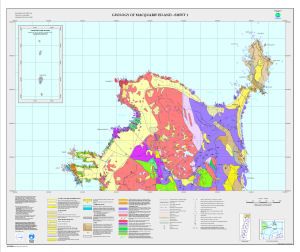 Geology of Macquarie Island - Sheet 1