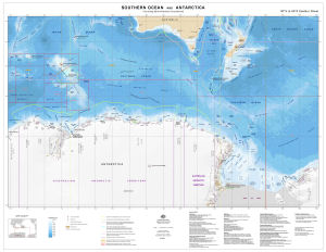 Southern Ocean and Antarctica<br>
including administrative boundaries<br>
30°S to 80°S Eastern Sheet