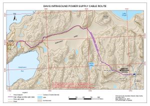 Davis Infrasound Power Supply Cable Route