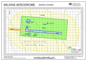 Wilkins Aerodrome Search Zones