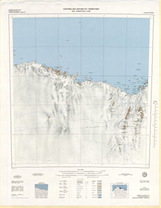 Sheets SQ 40-41/15 & Part SR 40-41/3, Mawson & Mount Twintop,  Australian Antarctic Territory,  Mac. Robertson Land [SQ 41-42/13 & SR 41-42/1]