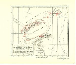 Chart showing the discoveries and approximate track of Edward Bransfield, Master R.N. in the hired brig 
