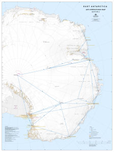 East Antarctica Air Operations Map
