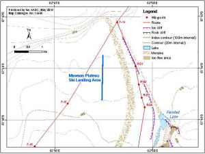 Mawson Plateau Ski Landing Area