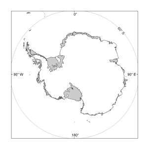 Antarctica [Black and white]