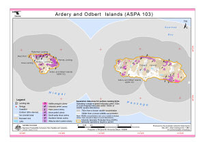 Ardery and Odbert Islands (ASPA 103) (Helicopter Operations)