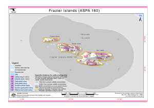 Frazier Islands (ASPA 160) (Helicopter Operations)