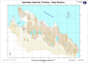 Australian Antarctic Territory - Cape Denison : Survey marks