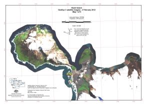 Heard Island, GeoEye satellite imagery - 2 February 2012, Map 1 of 5