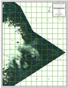 Heard Island - East : satellite image map<br>
Heard Island January 2006