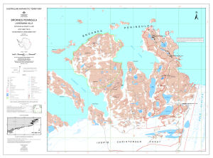 Broknes Peninsula, Larsemann Hills : environmental management map