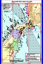 Macquarie Island approach paths (Helicopter Operations)