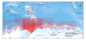 Zooplankton data collected 1980 - 2010<br>
Sampling areas